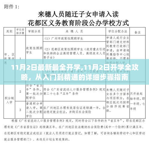 11月2日开学全攻略，从入门到精通的详细步骤指南