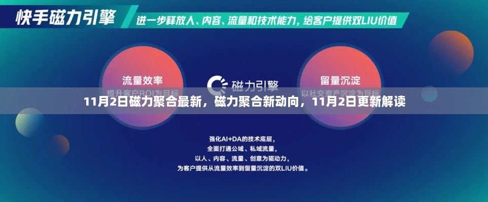 磁力聚合新动向，11月2日更新解读