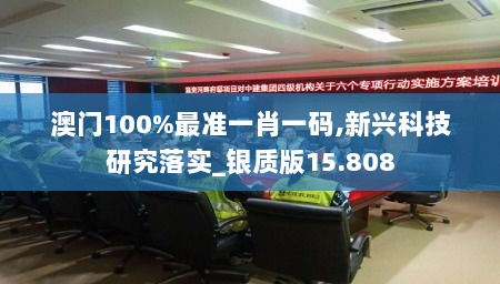 澳门100%最准一肖一码,新兴科技研究落实_银质版15.808