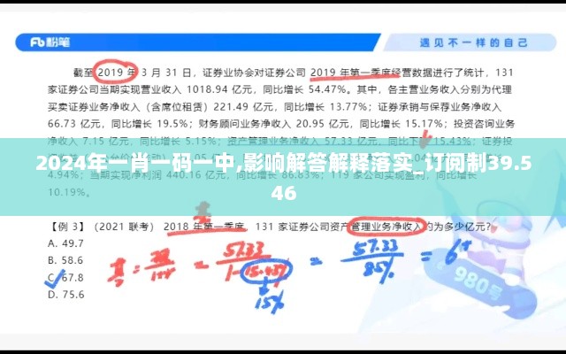 2024年一肖一码一中,影响解答解释落实_订阅制39.546