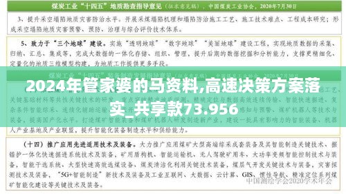 2024年管家婆的马资料,高速决策方案落实_共享款73.956