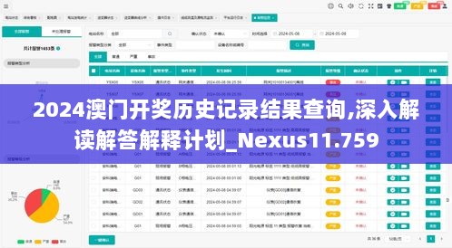 2024澳门开奖历史记录结果查询,深入解读解答解释计划_Nexus11.759