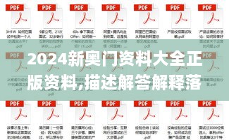 2024新奥门资料大全正版资料,描述解答解释落实_跨界版2.798