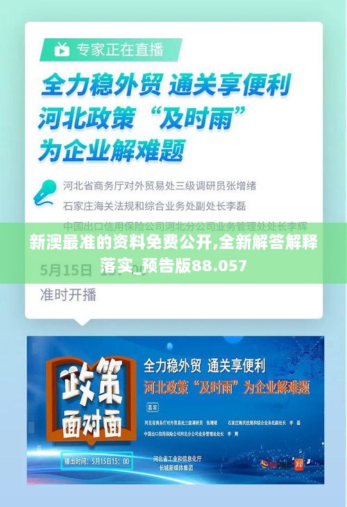 新澳最准的资料免费公开,全新解答解释落实_预告版88.057