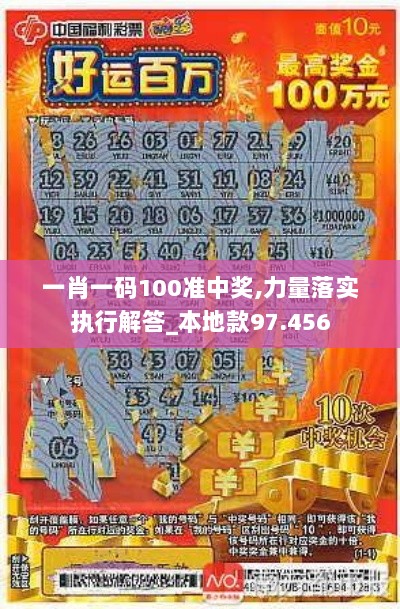 一肖一码100准中奖,力量落实执行解答_本地款97.456