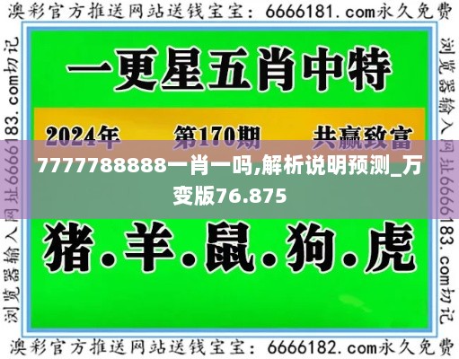 7777788888一肖一吗,解析说明预测_万变版76.875