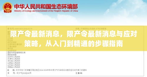 限产令最新消息与应对策略，从入门到精通的步骤指南