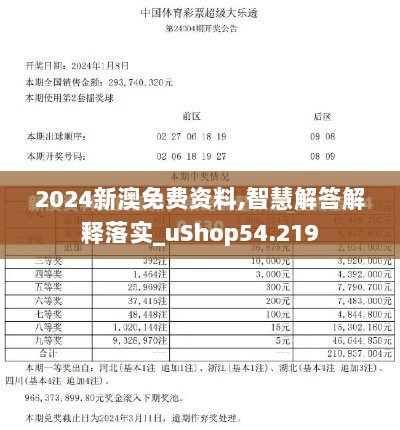 2024新澳免费资料,智慧解答解释落实_uShop54.219