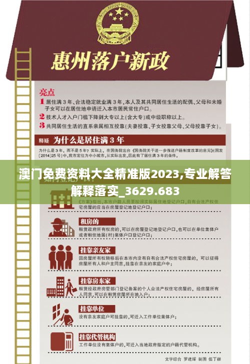 澳门免费资料大全精准版2023,专业解答解释落实_3629.683