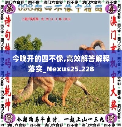 今晚开的四不像,高效解答解释落实_Nexus25.228