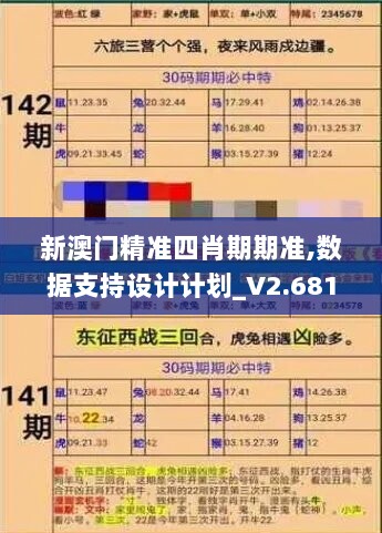 新澳门精准四肖期期准,数据支持设计计划_V2.681