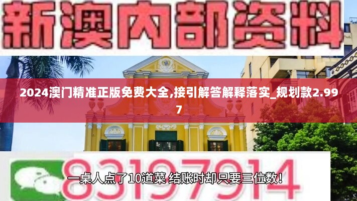 2024澳门精准正版免费大全,接引解答解释落实_规划款2.997