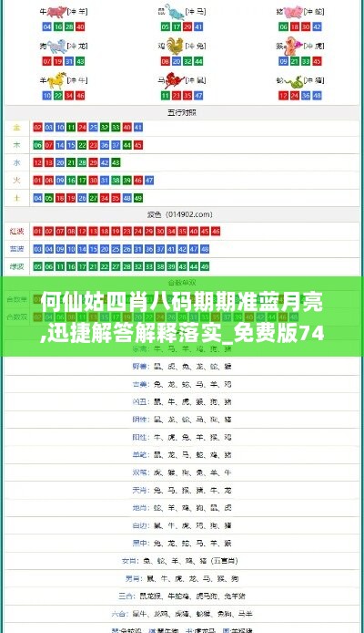 何仙姑四肖八码期期准蓝月亮,迅捷解答解释落实_免费版74.453