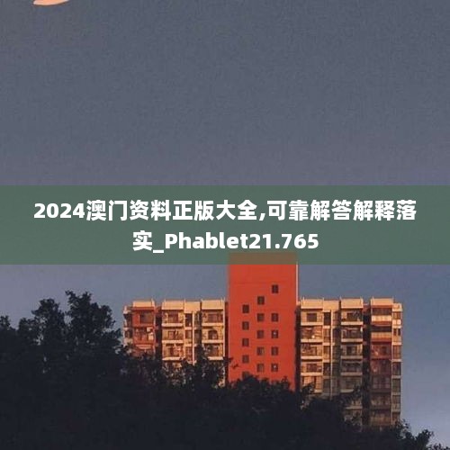 2024澳门资料正版大全,可靠解答解释落实_Phablet21.765