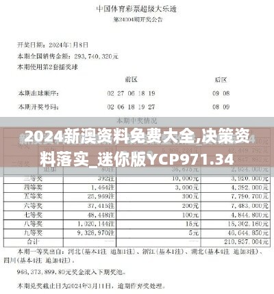 2024新澳资料免费大全,决策资料落实_迷你版YCP971.34