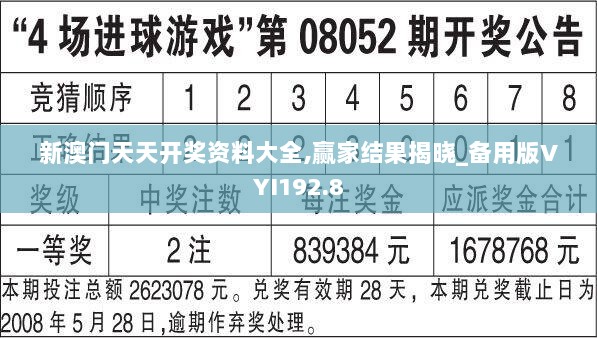 新澳门天天开奖资料大全,赢家结果揭晓_备用版VYI192.8