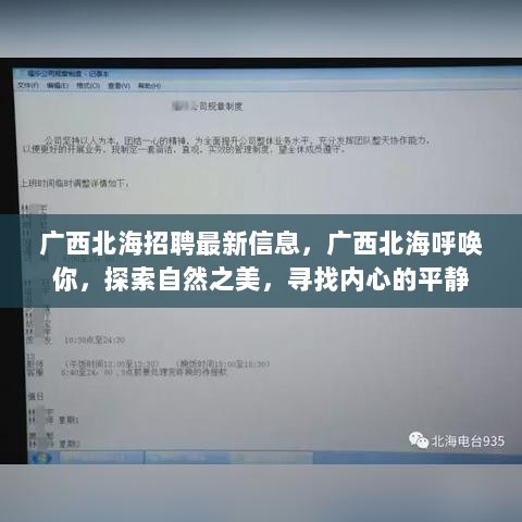 广西北海招聘热潮，探寻自然之美，共筑职业新篇章