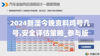 2024新澳今晚资料鸡号几号,安全评估策略_参与版HLS262.43