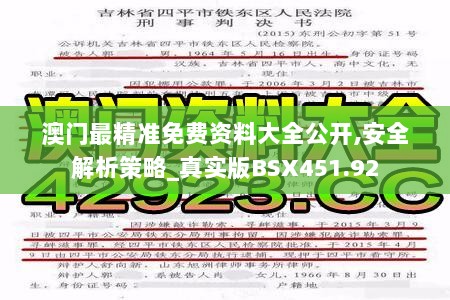 澳门最精准免费资料大全公开,安全解析策略_真实版BSX451.92