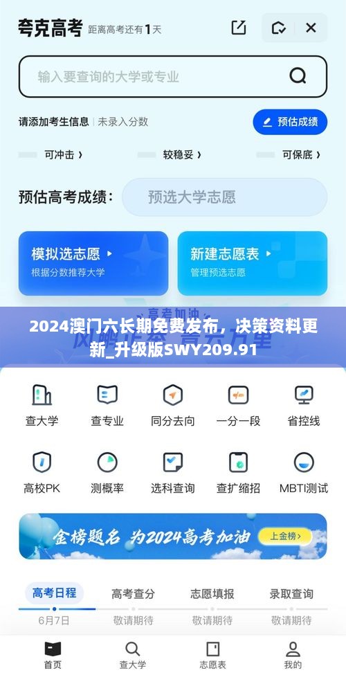 2024澳门六长期免费发布，决策资料更新_升级版SWY209.91