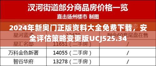 2024年新奥门正版资料大全免费下载，安全评估策略变更版UCJ525.34