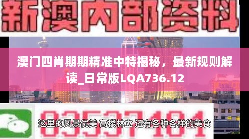 澳门四肖期期精准中特揭秘，最新规则解读_日常版LQA736.12