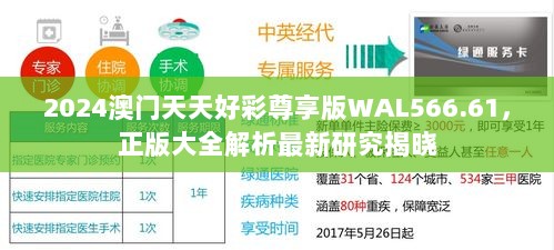 2024澳门天天好彩尊享版WAL566.61，正版大全解析最新研究揭晓