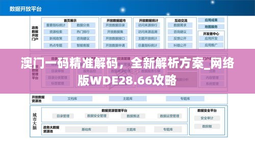 澳门一码精准解码，全新解析方案_网络版WDE28.66攻略