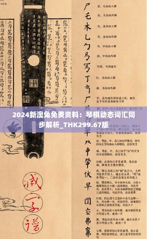 2024新澳兔免费资料：琴棋动态词汇同步解析_THK299.67版