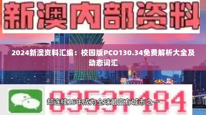 2024新澳资料汇编：校园版PCO130.34免费解析大全及动态词汇