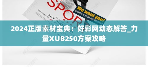 2024正版素材宝典：好彩网动态解答_力量XUB250方案攻略