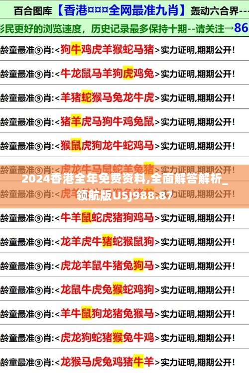 2024香港全年免费资料,全面解答解析_领航版USJ988.87