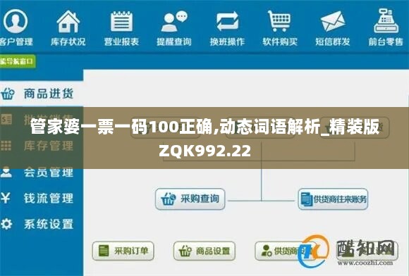 管家婆一票一码100正确,动态词语解析_精装版ZQK992.22