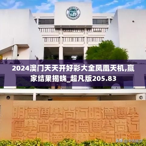 2024澳门天天开好彩大全凤凰天机,赢家结果揭晓_超凡版205.83