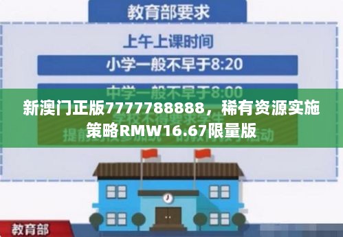 新澳门正版7777788888，稀有资源实施策略RMW16.67限量版