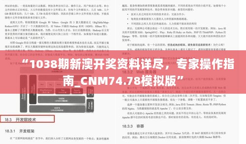 “1038期新澳开奖资料详尽，专家操作指南_CNM74.78模拟版”