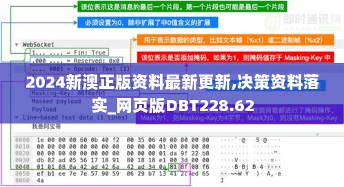 2024新澳正版资料最新更新,决策资料落实_网页版DBT228.62