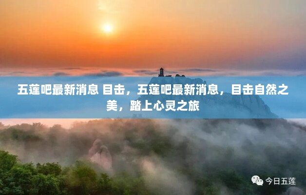 五莲吧最新目击，自然之美的心灵之旅