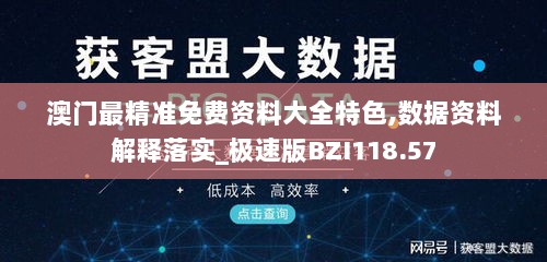 澳门最精准免费资料大全特色,数据资料解释落实_极速版BZI118.57