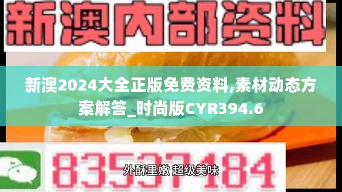 新澳2024大全正版免费资料,素材动态方案解答_时尚版CYR394.6