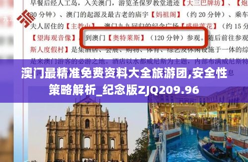 澳门最精准免费资料大全旅游团,安全性策略解析_纪念版ZJQ209.96