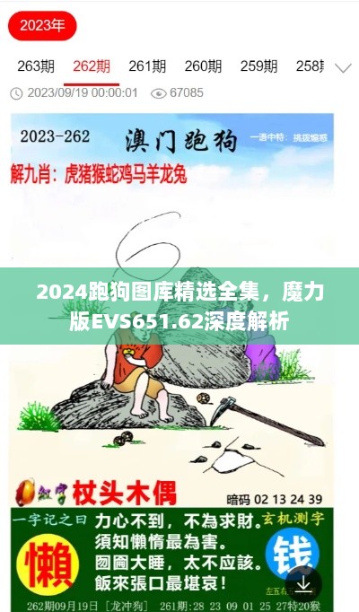 2024跑狗图库精选全集，魔力版EVS651.62深度解析