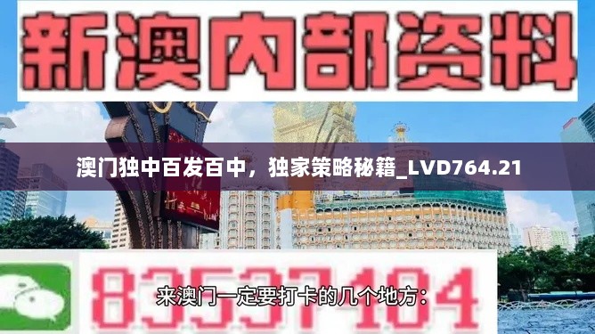 澳门独中百发百中，独家策略秘籍_LVD764.21