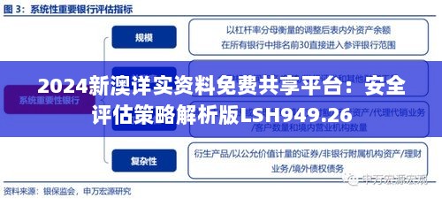 2024新澳详实资料免费共享平台：安全评估策略解析版LSH949.26