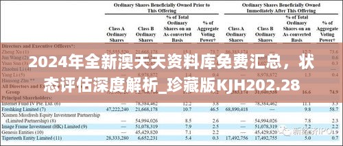 2024年全新澳天天资料库免费汇总，状态评估深度解析_珍藏版KJH202.28