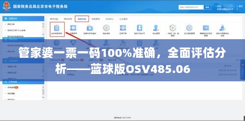 管家婆一票一码100%准确，全面评估分析——蓝球版OSV485.06