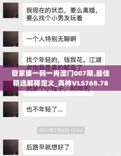 管家婆一码一肖澳门007期,最佳精选解释定义_真神VLS768.78