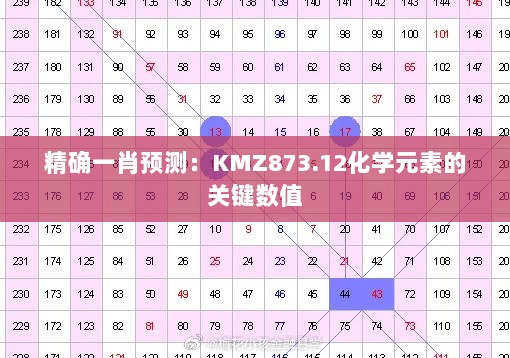 精确一肖预测：KMZ873.12化学元素的关键数值