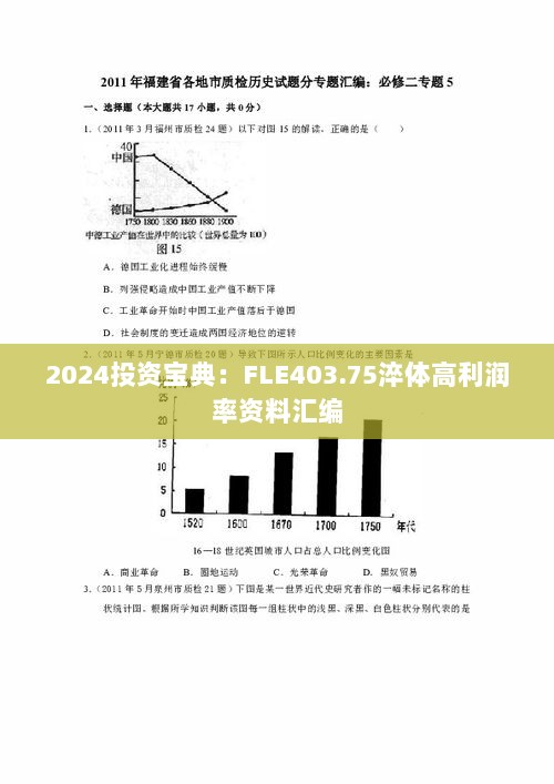 2024投资宝典：FLE403.75淬体高利润率资料汇编