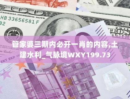 管家婆三期内必开一肖的内容,土建水利_气脉境WXY199.73